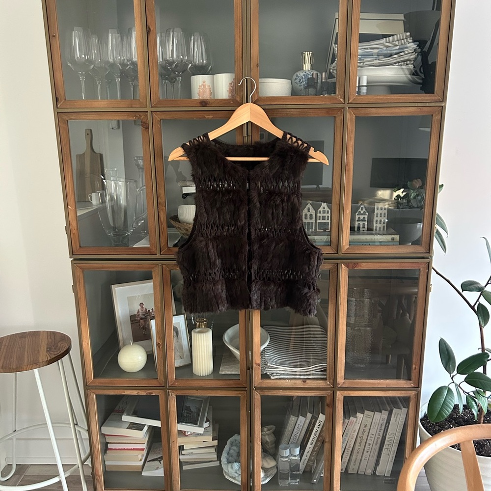 Authentic Angora Rabbit Fur Vest